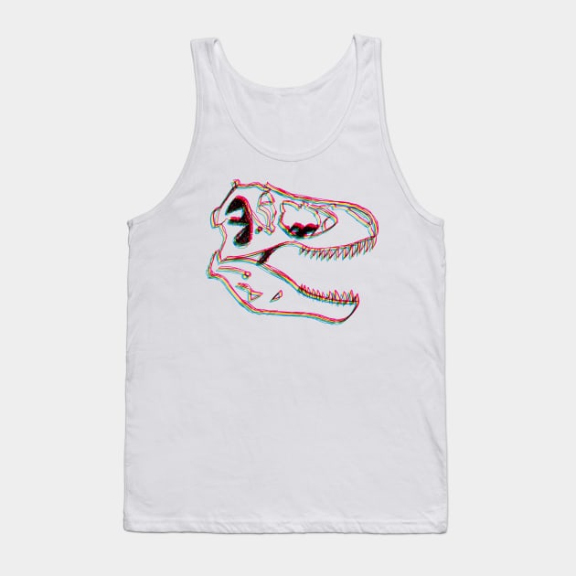 CMYK Tyrannosaurus rex Tank Top by fimbis